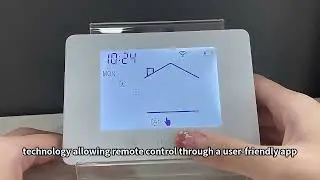 RF wireless plus Wi-Fi series thermostat for gas boiler heating with a receiver