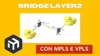 Connessione bridging layer2 con MPLS e VPLS in alternativa a VPN EoIP. Corso MikroTik MTCINE