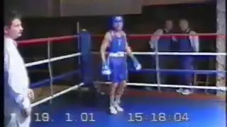 Чемпионат Донецкой области по боксу 2001 год. Данил Степаненко - Вячеслав Лысюк.