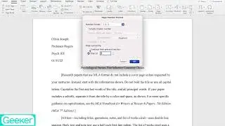 How to add page numbers in a Microsoft Word document