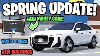 HUGE NEW GREENVILLE SPRING UPDATE! (NEW MONEY CODE & FEATURES) - Roblox Greenville