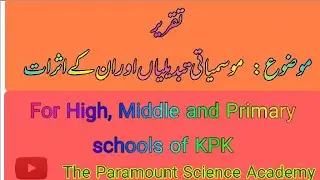 Climatic change and its effects| Urdu speech  موسمیاتی تبدیلیاں اور ان کے اثرات#climatechange