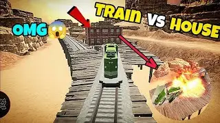 TRAIN VS HOUSE CRASH!