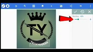 T Y Name Logo | Pixellab Logo Design Tutorial for Beginners