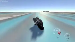 Moto bike racing game Prototype with unity 3d