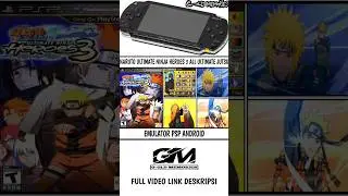 Naruto Shippuden Ultimate Ninja Heroes 3 - All Characters Ultimate Jutsu | Best PSP Games