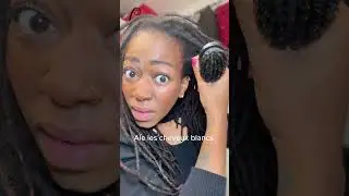 Routine Locks du matin : j'ai des cheveux blancs !
