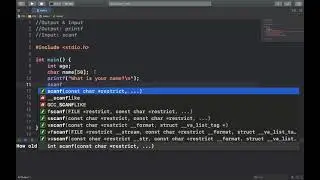 C Programming Language: Input & output