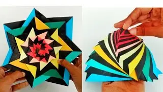 Experience The Magic Of Kinetic Origami.! Huge Curlicue Tutorial | Paper Toy Antistress Transformer!