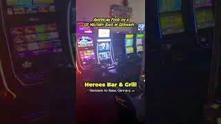 Heroes Bar & Grill - American Burgers on a US Military Base - Ramstein Air Base, Germany