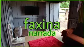 muita coisa mudou /faxina narrada completa na minha casa simples dd madeira