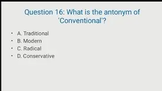 Antonyms MCQS test !! Important antonyms in English language