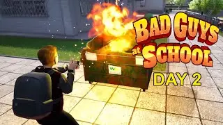 😈 🥵 Bad Guys At School - Day 2 - Game Walkthrough - (Funny Game) 🥵  😈