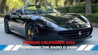 How to Remove the Radio & Dash on a 2010 Ferrari California
