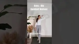 Add this to your weekly workout rotation 🥵 killer #arms and #abs workout!