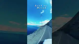 That road to Merak along Pangong lake # shorts. # ytshorts #music #love #song
