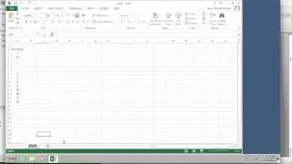 How to Rename a Worksheet using Excel 2013