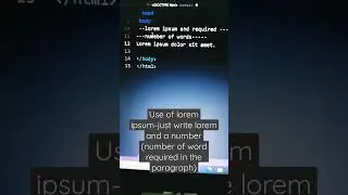 lorem ipsum and it's use in vs code as a shortcut of paragraph initiator 
