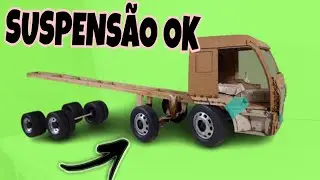 CONSEGUI FAZER A SUSPENSÃO DO BITRUCK DO FORD CARGO DE PAPELÃO.