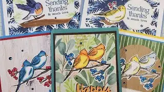 Winterly Tree Tops, New Set, Stampin' Up!