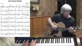 CAN'T WE BE FRIENDS - Jazz guitar & piano cover - Yvan Jacques