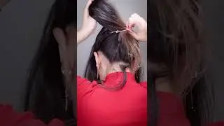 Genshin impact hairtutorial Diluc hairstyle 