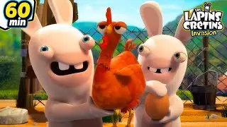 Les Lapins partent à la chasse aux Oeufs ! | Les Lapins Crétins Invasion🐰 | Special Pâques 1H