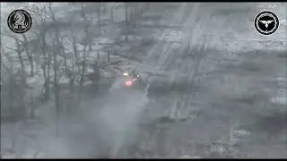АВДЕЕВКА. РОТА УДАРНЫХ БПЛА 47 БРИГАДЫ СОЖГЛА РУССКИЙ ТАНК!