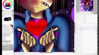 [SpeedPaint] (Undertale)-Frisk Stay Determined (My style)