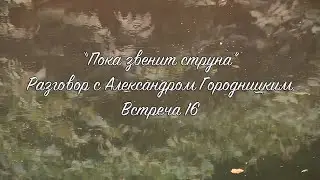 Пока звенит струна. Разговор с Александром Городницким. Встреча шестнадцатая.