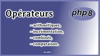 Les opérateurs en PHP 8
