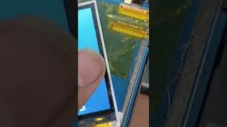 Jio F220b Lcd print damage #jiof220b #displayproblem @sanyo9770
