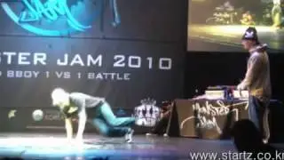 Bboy Menno vs Bboy Puzzles - Monster Jam 2010
