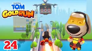 Talking Tom Gold Run Gameplay Walkthrough Part 24 (Android/iOS) Iron Ben - Full Screen