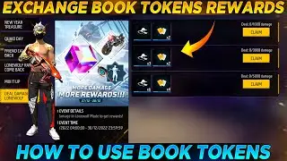 Free Fire Book Tokens Event | How To Use Book Tokens Free Fire | Exchange Book Tokens Rewards
