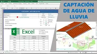 Captación de Agua de Lluvia (Plantilla excel profesional)