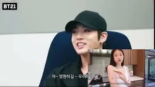 bts reaction to jennie Vlog