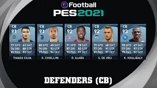 PES 2021 | ALL 121 BLACK BALL PLAYERS OFFICIAL MAX RATING |