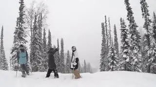 Powder day in Sheregesh