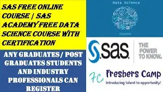 SAS Free Online Course | SAS Academy Free Data Science Course with Certification