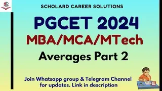 Averages Part 2 - Problems with Solutions | PGCET MBA/MCA | #pgcetmba #pgcet2024 #pgcet