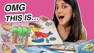 Recreating My 20 yrs Old Drawings 😱