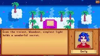 Stardew valley , restored the craft room , inside Emily's dream
