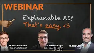 Webinar: Warum, KI? Explainable AI (XAI) unter der Lupe