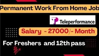 Teleperformance Work From Home Job || Latest Job Updates