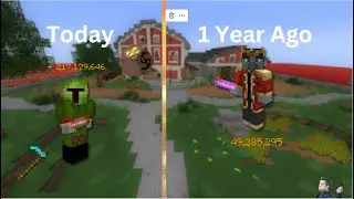 How Much I Made Farming For 10 Hours a Year Later :Comparison:: Hypixel Skyblock
