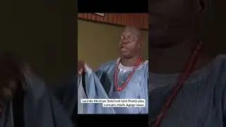 Larinde Akinleye (late) and  Lere Paimo ( Ẹ̀dá) play corrupt chiefs in Agogo eewo (2004) #shorts
