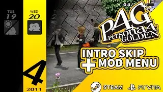 Persona 4 Golden Mods: Intro Skip + Custom Sub Menu (PC/Vita)