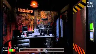 Настя киса играет в Five Nights at Freddy's