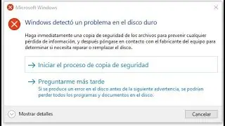 Windows detecto un problema en el disco duro (solución y explicación)  2020